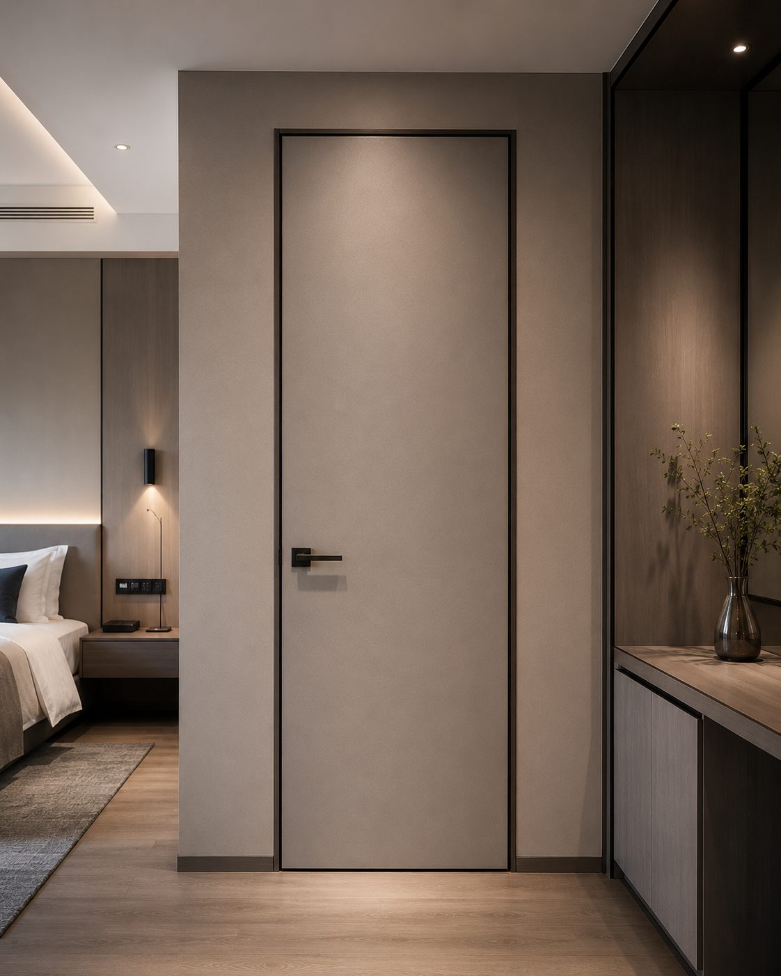 Modern Minimalist Aluminum Door