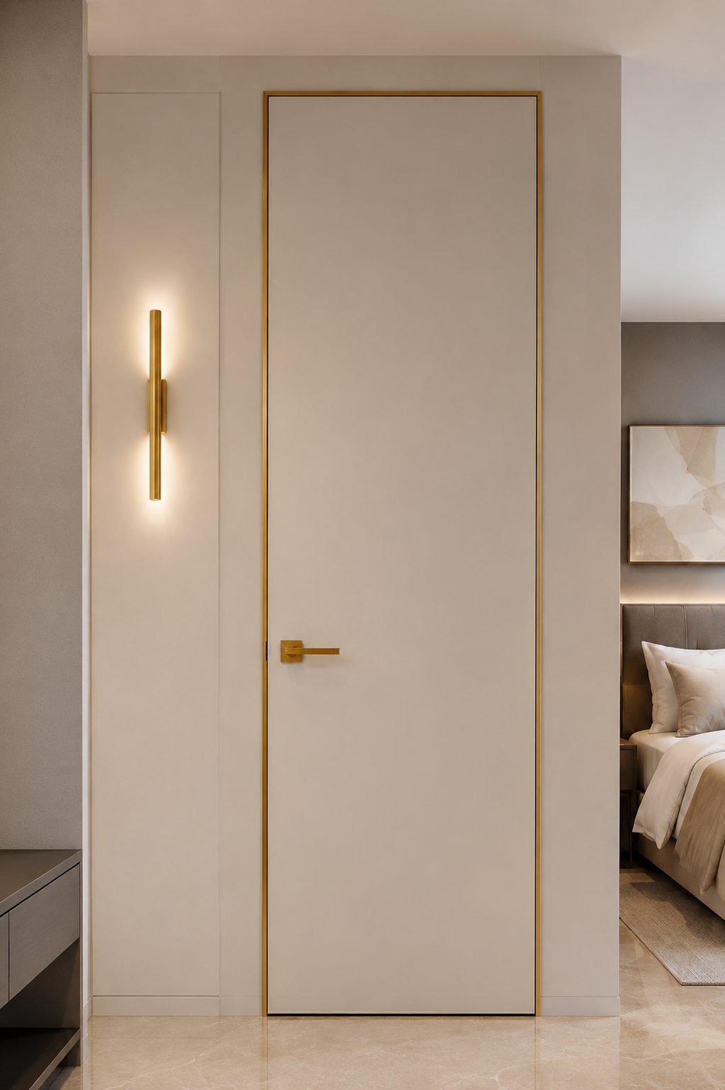 Ultra-Slim Frame Aluminum Door